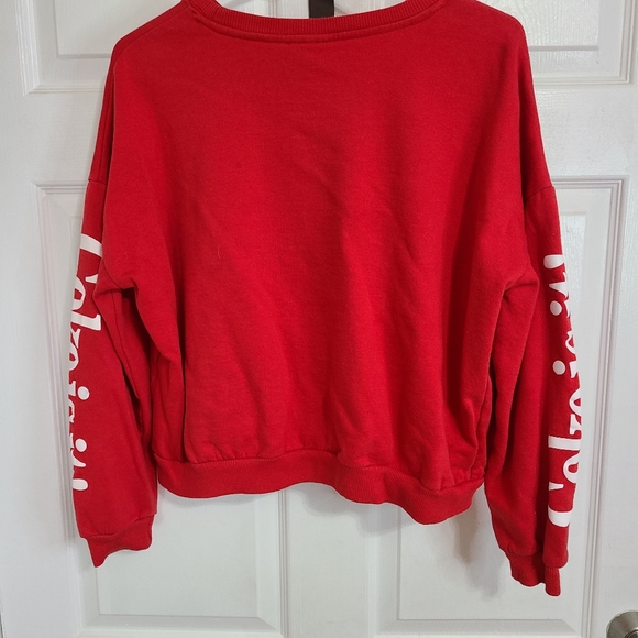 Coca-Cola Woman's Long Sleeve Crewneck Sweatshirt, Size: Medium Color: Red - Picture 9 of 16